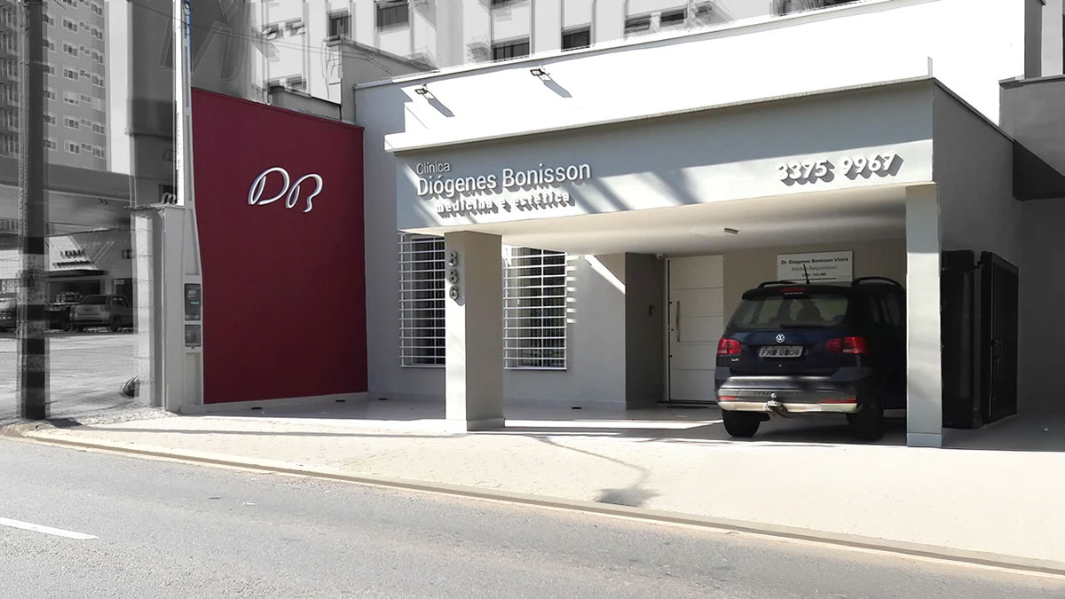 Fachada da Clínica Diógenes Bonisson